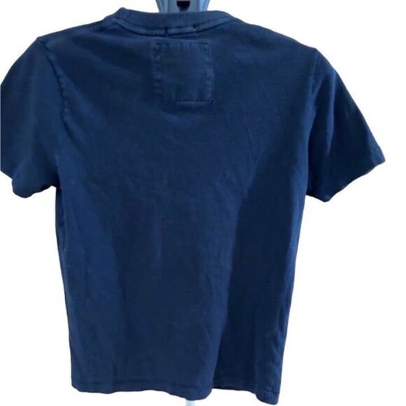ABERCROMBIE navy with red logo shirt SIZE SMALL - Picture 2 of 3